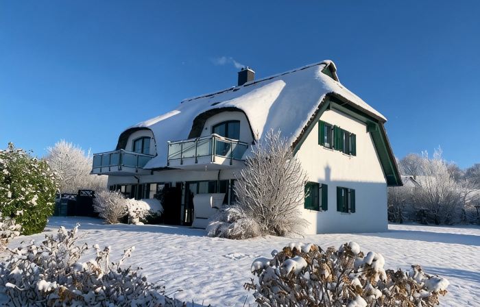 Ferien am Meer in der Wunderschönen Albatros: mit Reetdach, Sauna und Viel Platz