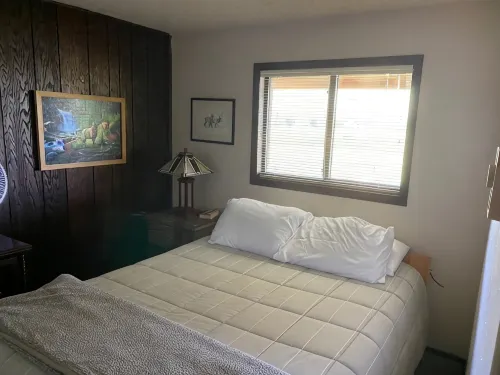 A wonderful, secluded 2 story cabin, deck, fire pit, stocked pond for fishing. - Homestays