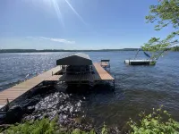 Beautiful Sunset Beach Lake House on Lake Chetac - Wi-Fi