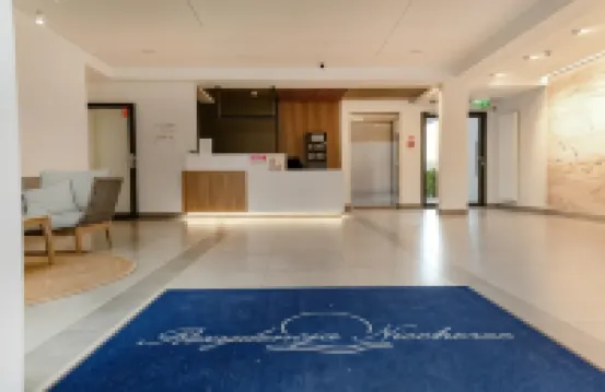 Ground floor apartment with a garden in Niechorze