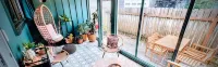 Downtown Designer Duplex close to Beach! Spa Tub, Sunroom, Game Room, EV & more!