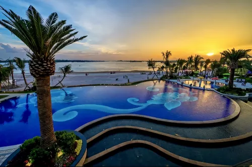 Full Sea View Country Garden Danga Bay 11-13pax - bar