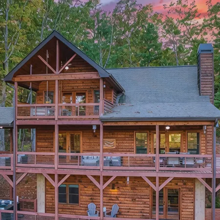 VIEWS! Game Room + Hot Tub + Outdoor Fireplace + 3 Decks