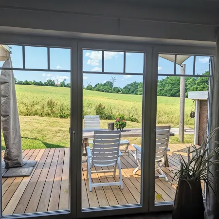 Apartment (56 m²) in the metropolitan region of Hamburg and yet idyllically located