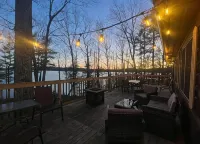 Lakefront Log Cabin Getaway on Sabattus Pond - Dog Friendly! - 3-Star