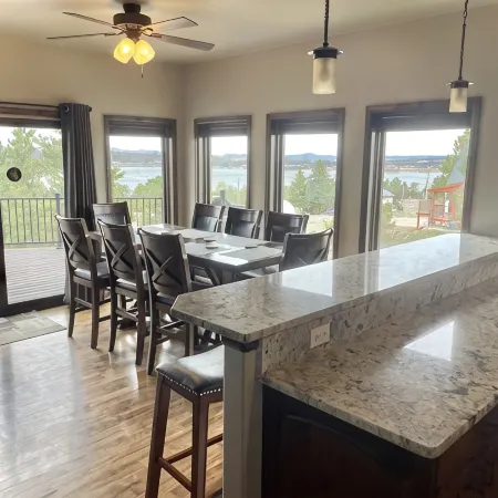 Luxury Lake House with Amazing Views of Glendo Lake and Mountains
