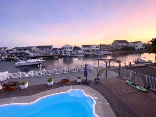 Pool, Roof Top Bar, Waterfront, Sunsets, Sleeps12-15, Lbi Beach Passes,Fire Pit - 4-Star