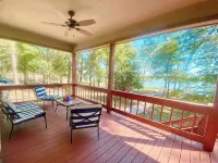 Riverfront home with hot tub, playground, kayaks, and amazing panoramic views!