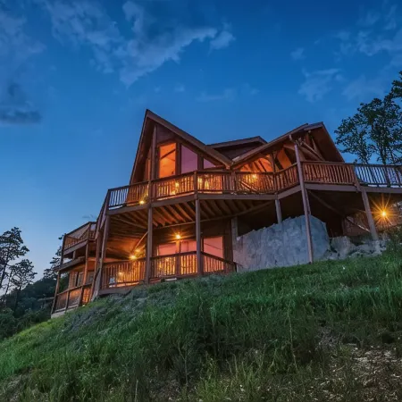 New! LUXURY Lodge! LARGE Indoor Heated Pool, HotTub, Arcade, & Incredible Views!