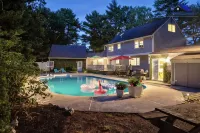 ★ A ★Lux Family Villa 6min to Gillette “Pool&Gym”★ - 4 tähden
