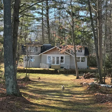 Serene Dragonfly Point at Meta Lake: 3-Acre Property on Private Lake