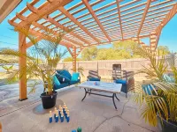 BBQ Games, King Beds, Private Yard - 3-Star