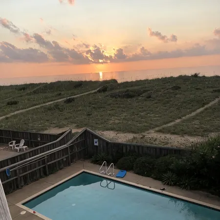 Outer Banks NC  Hatteras Island  Oceanfront w/ Pool Hot Tub Sleeps 12 Pets OK