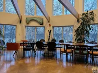 Osseo Lake Lodge  Unique Octagon Home with Sunset Views & Private Waterfront - balcony