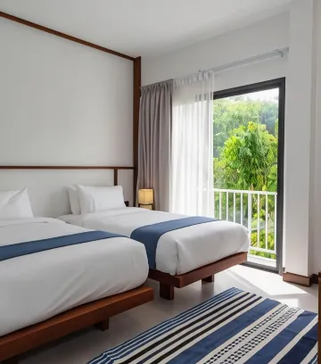 ห้องเตียงแฝดมาตรฐาน - ปลอดบุหรี่