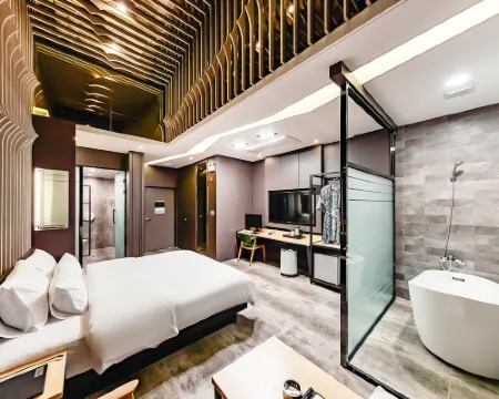 合川月湖自助入住汽車旅館 陝川郡酒店