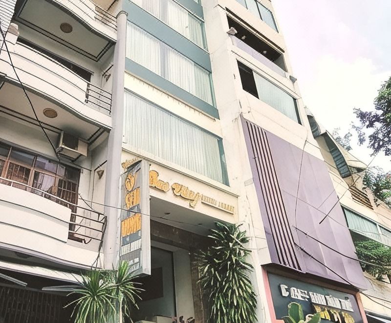 센 방 럭셔리 호텔의 야외 수영장