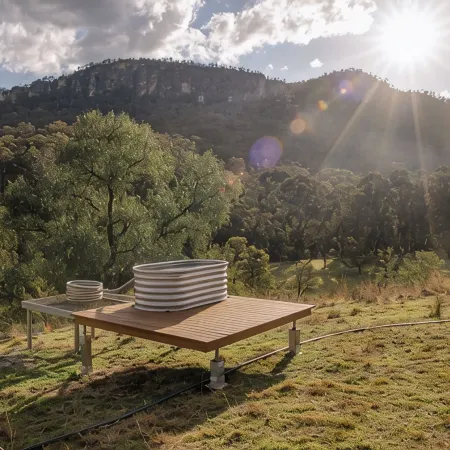 The Nile Farmstay: Modern Cabin Offering Incredible Views with Fire Pit and Spa.