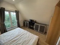 Maisonette apartment 70m² with 2x shower / WC and 2 bedrooms Central WLAN - balcón