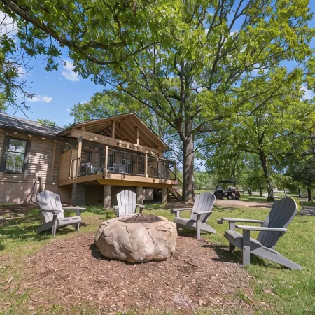 Resort Cabin w/ Firepit, Spacious Deck & Outdoor TV - 2 Miles to SDC