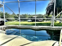 Palms Paradise. Pool. Waterfront. Near Space Coast Beaches.