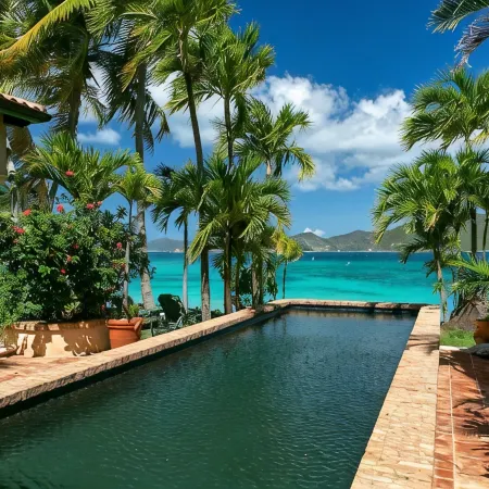 Luxurious 4 BR Beachfront Villa in Lower Peter Bay