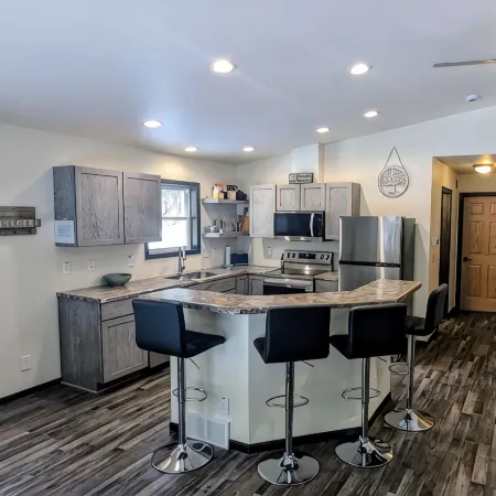 Charming quiet 2-bedroom house set in a cedar forest in welcoming Fish Creek