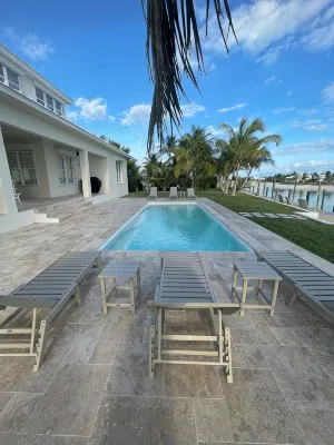 BRAND NEW - Luxurious Oceanfront Escape in Treasure Cay with Pool and Dock! - Pool