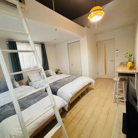 Nagoya "Osu Shopping Street" area, entire apartment/condominium, for up to 4 people