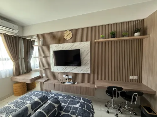 Cozy Studio Near BCS and Grand Batam Mall - شرفة