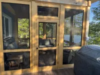Newer Construction waterfront house with AC and WiFi in Barnstead Hotels in Barnstead