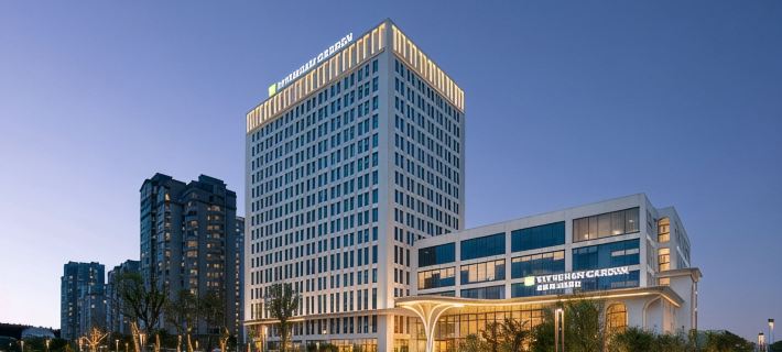 Chizhou Convention and Exhibition Center Wyndham Garden Hotel Hotele w: Chizhou