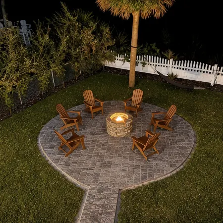 Beachfront Villa with Heated Pool Mini Golf Fire Pit and Spacex Views