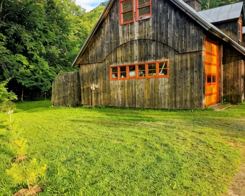 Cozy cabin >> Hottub, WiFi, AC. Easy access to outdoors activities year around Hotels in Addison County