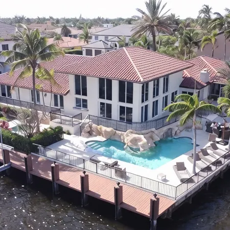 Resort style waterfront home on the intracoastal waterway!