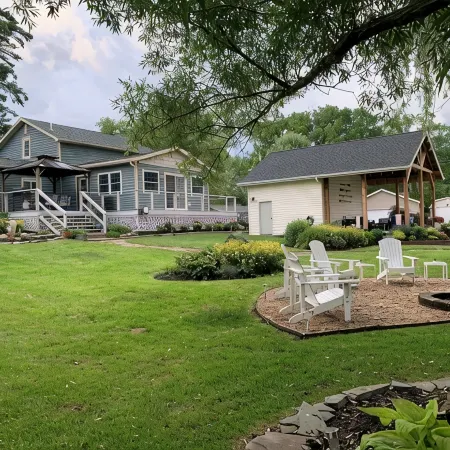 Direct Waterfront private house, NEW 40ft dock w/power, sleeps 8 in Wine Country