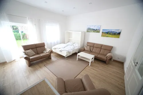 House in Memmingen Altstadt in the Allgäu, terrace, garden, train station, airport - Wifi