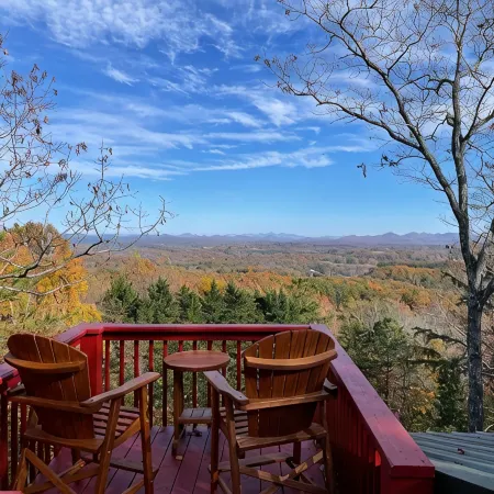 Cozy Blue Ridge Cabin: Mountain Views, Hot Tub, and Minutes from Downtown