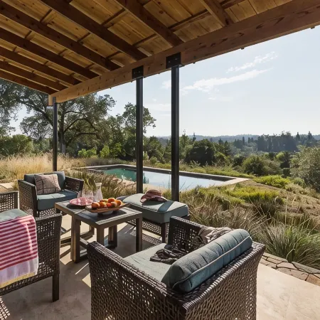 Architect Designed Wine Country View Home - Pool and Spa - Published in Magazine