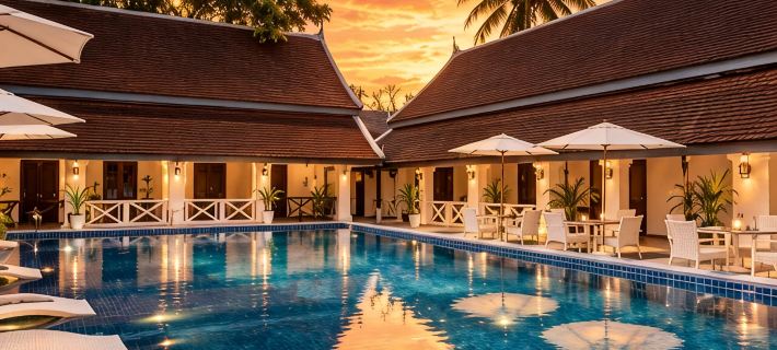Jing Land Palace Hotel (Phousi Mountain Sunset Viewpoint &Downtown Mekong Riverside Hotel) Luang Prabang otelleri