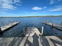 4-Season Lake Winni Townhome + Dock, Pool, Hiking + Slopes + Sleeps 7