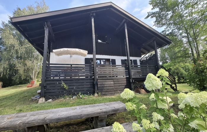 Holiday home 98 in the forest holiday village I 3 bedrooms I campfire site