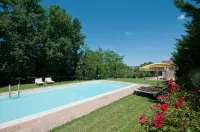 Villa with pool, 4 rooms en suite, WiFi A/C, walking distance from San Gimignano - balcony