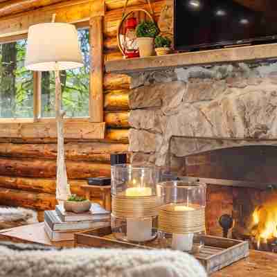 Chic, updated log cabin nestled in the pine trees of Sprucewold! Dining/Meeting Rooms