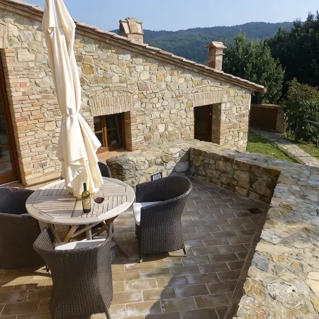 Luxury with Stunning Views in Rebuilt Ancient Hamlet Near San Gimignano
