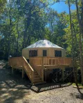 Cozy Yurt in Nantahala - Half mile from Nantahala wedding venue-No Cleaning Fee - シャレー