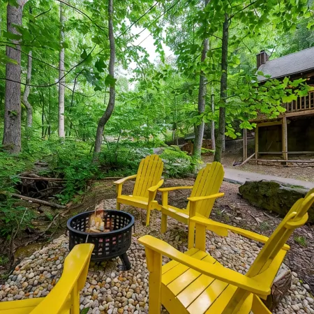 Boho Chic Log Cabin FOX AT BLUFF CREEK