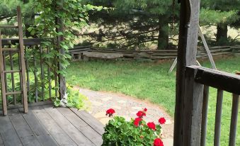 Cabin rental near Cedar Point, Lake Erie, with Hot Tub, Campfire Pit, Gas Grill