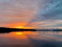 Nelson Lake Retreat: beautiful views of the lake both inside and out. - Homestays