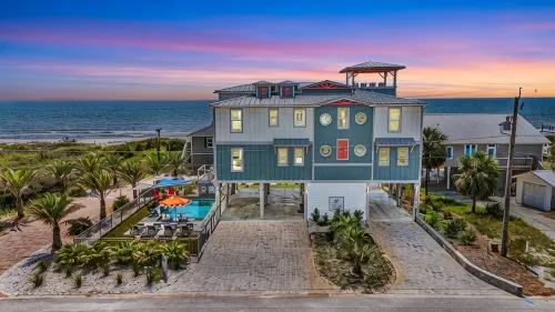 Gulf Front North Cape with Private Pool, Elevator and 360-Degree View Watchtower - Balcony